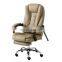 Manufacturer Cheap Price Executive Genuine Manager Leather Swivel Ergonomic Swivel Wheels Office Chair for Sales