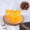 Hot Sale Small Triangle Cheese Scented Candle Bath Home Party Decoration Cute Non-toxic Cake Topper Candle