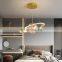 Glass Ball Chandeliers Design Hanging Lighting Simple Kitchen Room Decor Metal Pendant LED Lamp