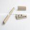 ECO Friendly Stainless Steel Matt Gold Double Edge Safety Shave Razor