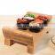 Japanese wooden sushi plate sushi tray