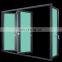 Insulated Exterior Frameless Glass Folding Screen Door for Restaurant Aluminium Door and Window Making Machine