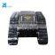 Rubber Track Undercarriage Robot Platform Crawler Robot Chassis