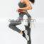 In Stock Custom Logo Sexy Yoga Suit Set Zipper Hollow Out Bra Match Side Pocket Leggings Training Outfit Women Gym Wear Apparel