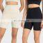 2023 New Style No Front Seam Hot Yoga Shorts High Waist Peach Hip Sexy Compression Short Pants Women Workout Gym Running Wear
