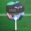 Summer Hand Fan, Advertising Hand Held Fan With Round Handle, Cheap Plastic PVC Fan