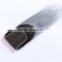 grey and black ombre hair extensions hair weaves and silver gray virgin hair closure                        
                                                                                Supplier's Choice