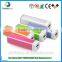 OEM 2600mah USB Power Charger Portable Lipstick Power Bank