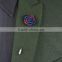 Popular Men's Suits Accessories Handmade Cloth Flower Brooches Silk Wedding Corsage Brooch Boutonniere Stick Lapel Pin