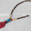 Bone Horn Pendant Feather Hook Jewelry