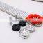 Hot Red lip Bling Crystal Stainless steel Rhinestone Plate Frame Accessory