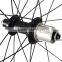 ICAN 700c road disc brake carbon wheel,bicycle carbon wheelset 50mm CX-Ray spokes V brake 50c