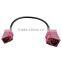 Violet FAKRA Female To Female Connector Cable Using RG174