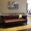 hot sale used sectional sofas morden leather living room Chesterfield sofa