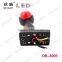 high quality red amber indicator parking 12v double face light