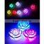 LED Romantic Rose Flower 7 Color changed Changing Lamp LED night lights Light