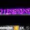 Waterproof outdoor advertising RGB led lighting backlit metal letter signs