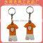 ATBC-PVC description key chain/polo shirt keychains