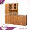 Africa style hot sale home furniture simple mdf kitchen cupboard cheap wood whole kitchen cabinet set