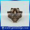 American diamond jewellery factory wholesale gemstone adorable animal owl finger ring R0106