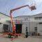 articulated trailer with arm lift crank arm lift platform telescopic hydraulic boom lift