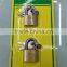 brass color blister card packing cheap padlock