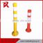 Highway reflective guide post Flexible Spring post road delineators