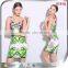 indonesia kaftan dress slim body fit dress batik print dress lime green formal dress ladies elegant sleeveless casual dresses