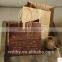 custom logo printed recylcyed brown bags