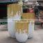 New design fiberglass flower pot and planters