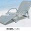 Outdoor PE rattan pool or poolside sunbed