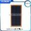 best selling products 8000mah slimest solar battery charger power bank with flashlight