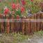 Outdoor Solid Wooden Garden Fence/100% Round Wood Fence