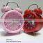 3D numbers scale 3" plastic twin bell alarm clock digital dial desktop clock