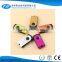 Noble Colorful Super Slim Metal Swivel USB Flash Drive With Key Ring