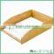 Fuboo Bamboo desk paper letter tray bamboo desktop organizer