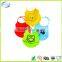 FDA grade flexible silicone kids saliva bibs