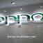 UL CE ROHs approval standing decorative led big diy letter channel letters,2016 hot channel advertising channel letter