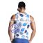 Custom 100 polyester full printing Fitness Gym Bodybuilding Tank Top