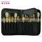 Best quality black PU 29 holes cosmetic bag with zipper                        
                                                Quality Choice