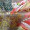 Ladies long style chevron herringbone pattern print pure silk scarf