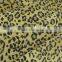 yellow coffee Leopard pattern polyester milk fiber Spandex printed fabrics