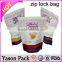 YASON hign-quality clothes bag with zip lock black foil zipper bags for packaging biohazard zipper bag                        
                                                Quality Choice