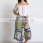 2016 latest wide leg sleeve midi length women palazzo pants