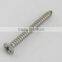 Stainless steel Pan head tapping screws with cross drive DIN7981