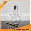 Clear Wholesale 500ml Bulb Bottle Glass With Hanging Wire and Straw Lid