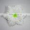white artificial flower heads for memorial day snow shape