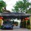 Double aluminum carports car shelter