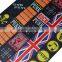 printing rock leather guitar strap