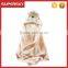 C962 Custom Made Baby Bath Towel with Hood Microfibre Children Hooded Bath Towel